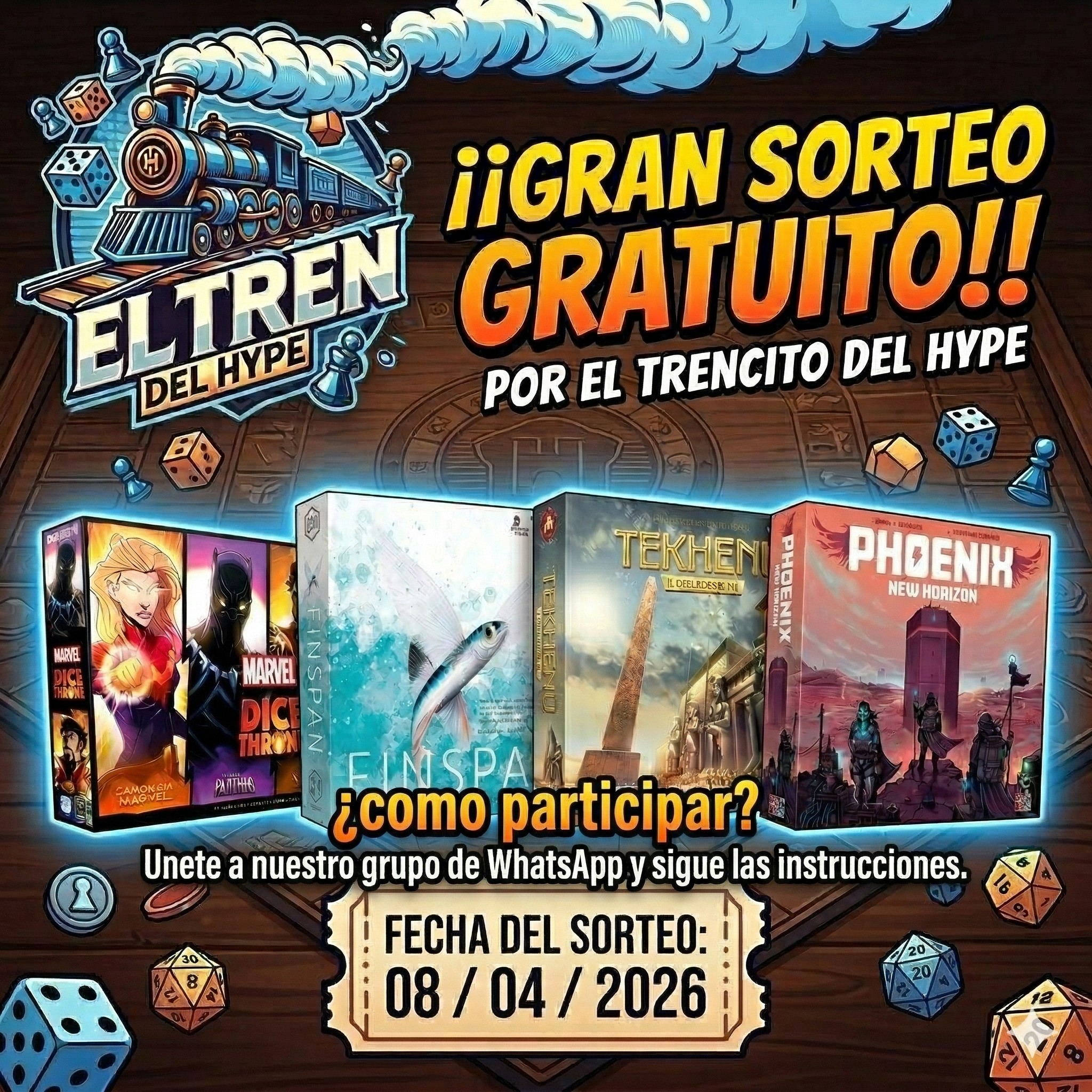 Gran Sorteo Gratuito - El Tren del Hype